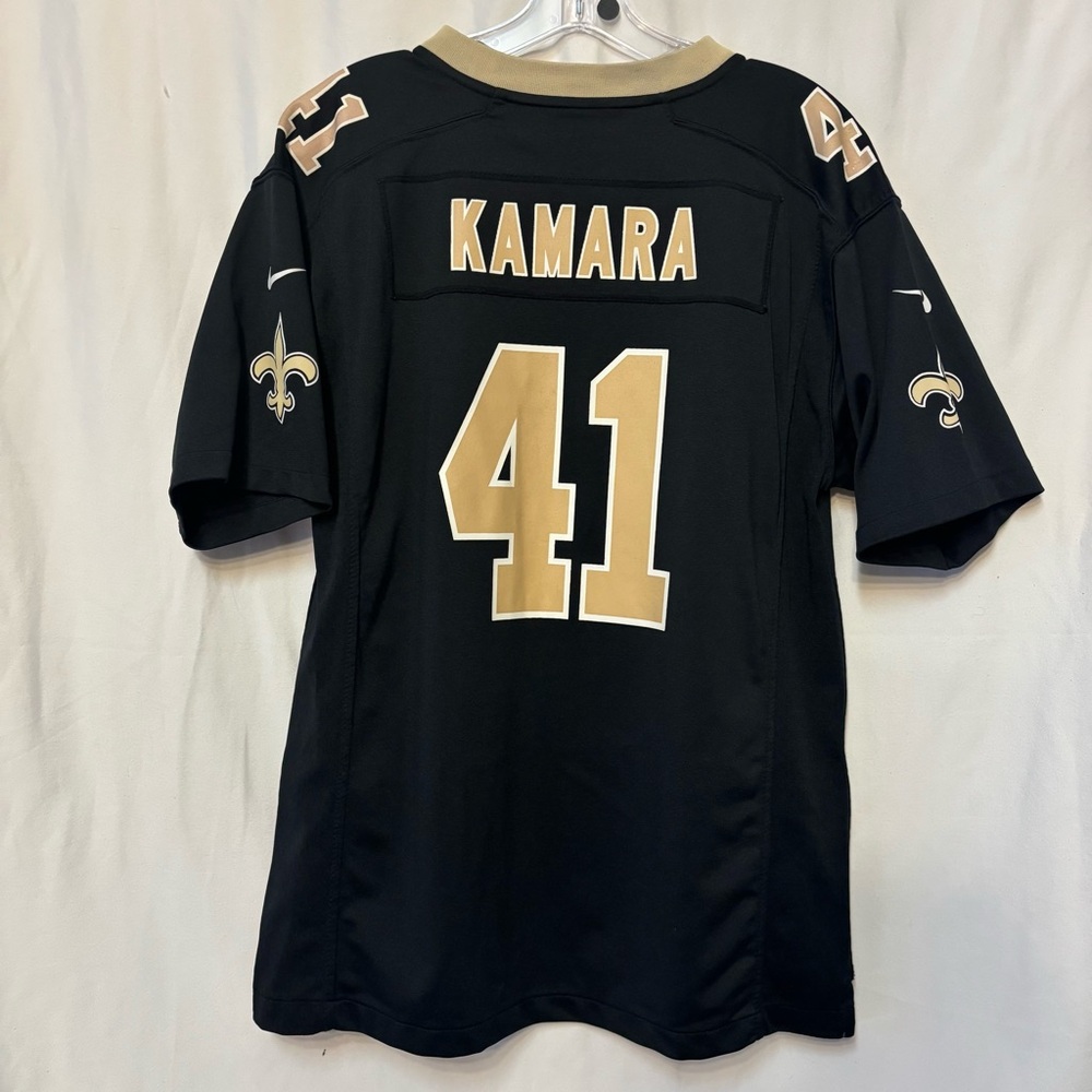 Alvin Kamara NFL Black On-Field Jersey New Orleans Saints‎